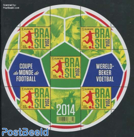 Worldcup Football minisheet