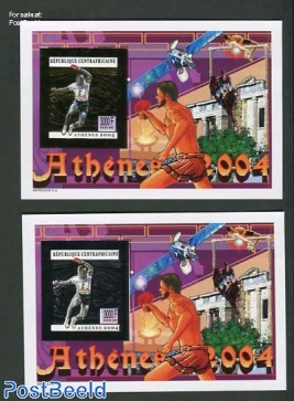 Olympic Games, Table tennis 2 s/s, imperforated
