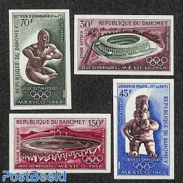 OLympic games 4v, imperforated