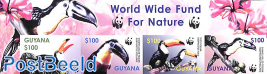 WWF, birds 4v, imperforated [:::]