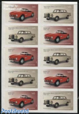 Classic Cars, BMW & Mercedes-Benz foil booklet