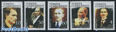 On service, Ataturk 5v