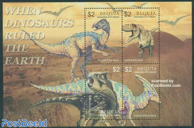Bequia Preh. animals 4v m/s, Tenontosaurus